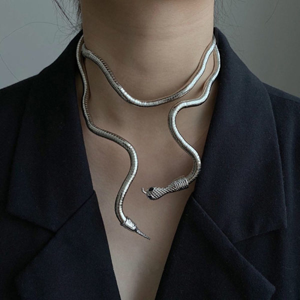 Snake Kaulakoru Kaulaketju SILVER Silver