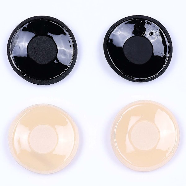 3parin liimarintaliivit silikonirintatarra MUSTA PYÖREÄ black circular-circular