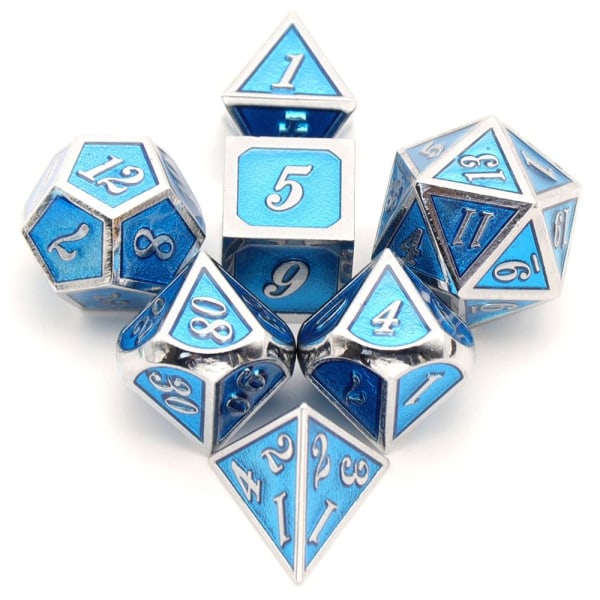 7st DND Metal Dice Set Game Dice 04 04