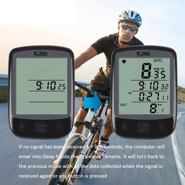 Cykelhastighedsmåler Computer med Baggrundsbelysning