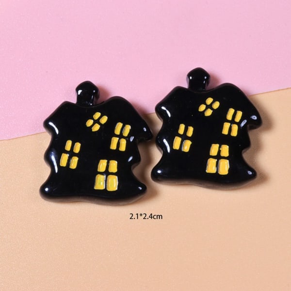 10 STK Halloween-samling flat rygg manikyr 3 3 3