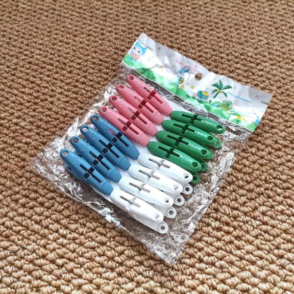 16 STK Klesklyper Klesvask Klesklips Klesklyper 16Pcs