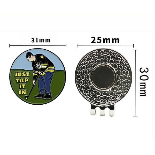 Golf Ball Marker Golf Hat Clip G G G