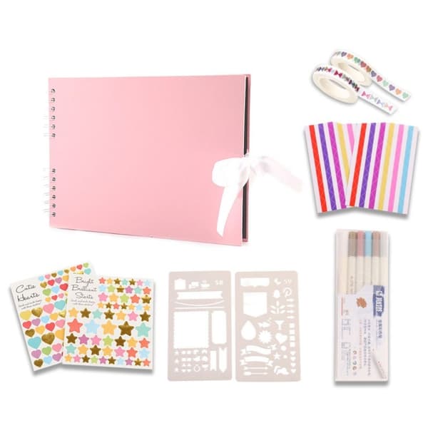 Scrapbooking valokuvakirja PUNAINEN Red