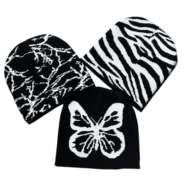 Strikkehette Lue Beanie Bonnet 04 04 04