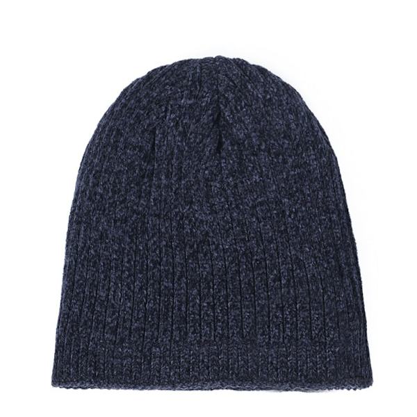 Vinterstickade mössor för män Beanies Cap GRÅ grey