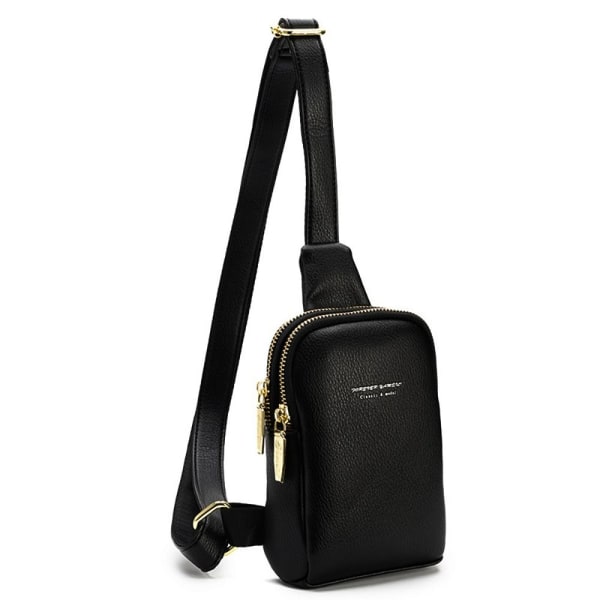 Dam Sling Bag Chest Fanny Packs SVART black