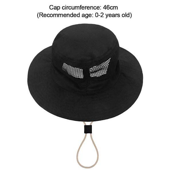 Bucket Hat Beach Cap MUSTA black