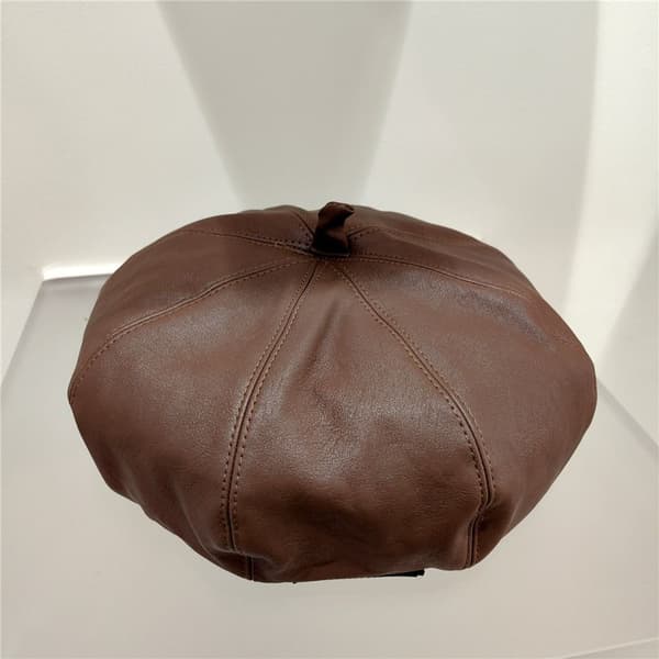 Retro Visors Hattu Kahdeksankulmainen Baretti COFFEE coffee