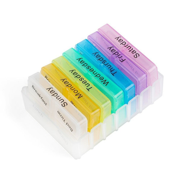 7Days Pill Box Weekly Medicin Container Medicin Case