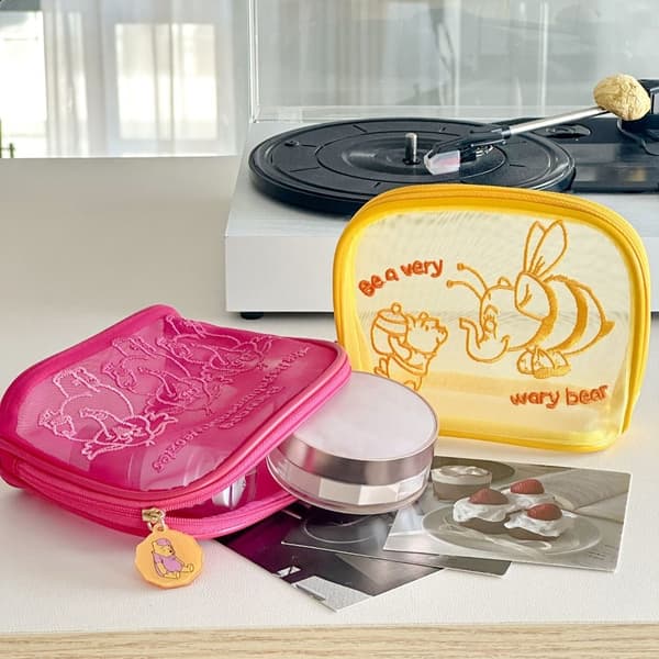 Vaskepose Makeup Bag GUL Yellow