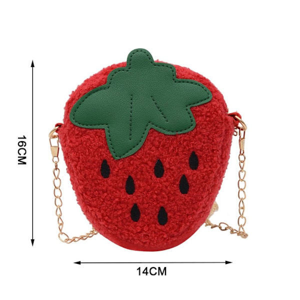 Strawberry Crossbody Bag Skulderveske GUL 3 3 yellow 3-3