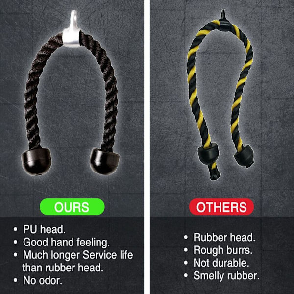 Tricep Tau Push Pull Rope 90CM 90cm