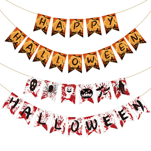 Halloween-banneri taustakoristeriipus C C C