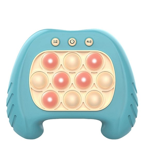 Rapid Push Puzzle Game Machine Pop Fidget Toy Bubble Toy BLÅ blue