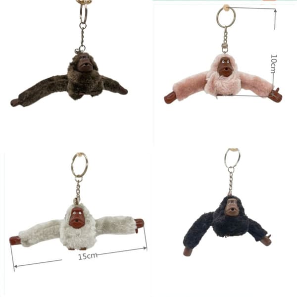 Plys Monkey Nøglering Orangutang Nøglering 7 7 7