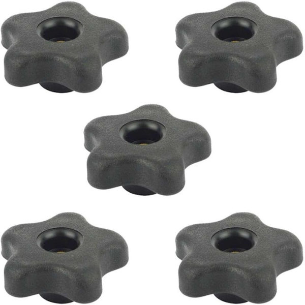 5 Star Knobs Gevind Knop 5/16in-18 Intern