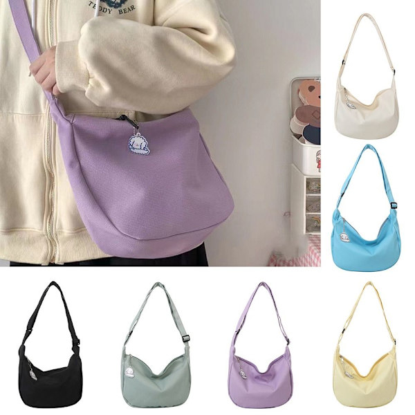 Axelväska Crossbody-väskor GUL INGEN VALPHÄNGE INGEN VALP Yellow No Puppy Pendant-No Puppy Pendant