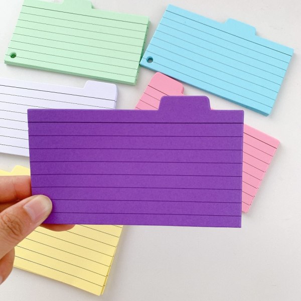 Registerkort Flashcards Note Cards
