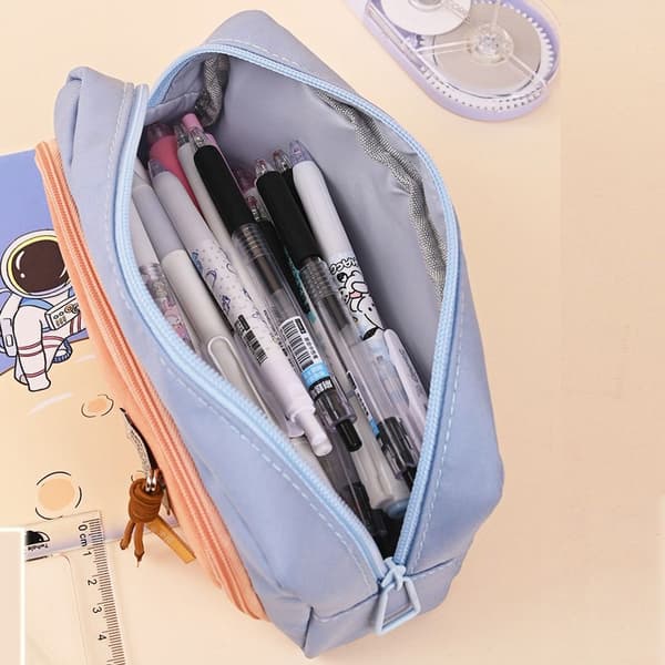 Pencil Bag Brevpapper Väska BLÅ blue