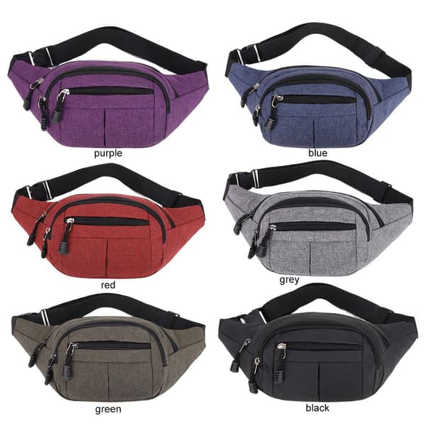 Fanny Pack Kasserer Taske GRÅ grey