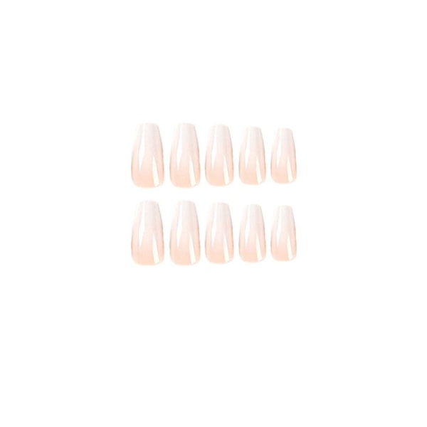 24stk Fake Nails Long French Ballerina JP2351