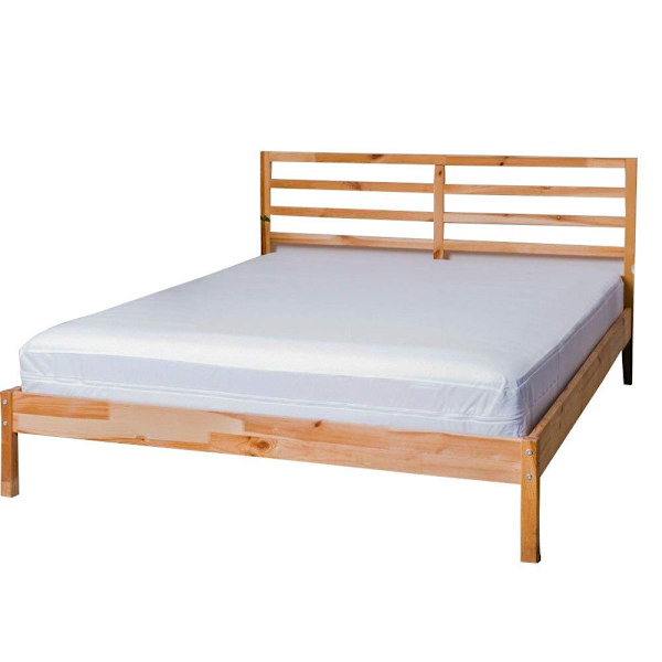 6-sidors cover Vattentätt lakan VIT white 120cmX200cmX30cm