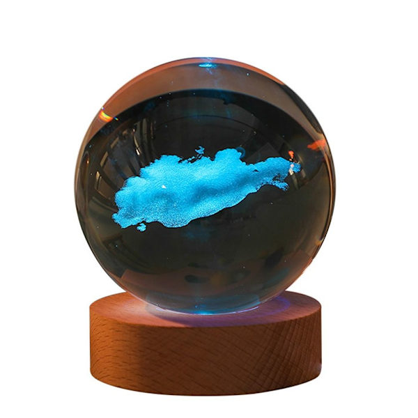 Crystal Ball Lights Planet 3D -pallolamppu 3 3