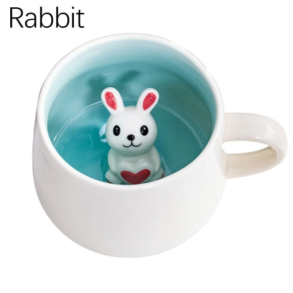 Kaffe Mugg Mjölktekopp KANIN KANIN Rabbit