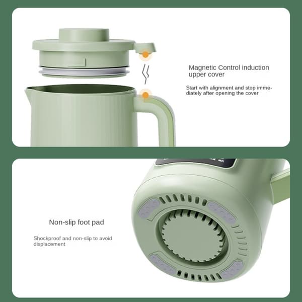 Elektrisk Soyamelkmaskin Matblender HVIT EU EU white EU-EU