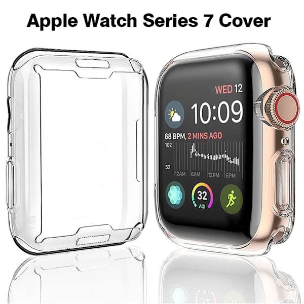 Cover för iWatch 7 TRANSPARENT CASE transparent 41mm