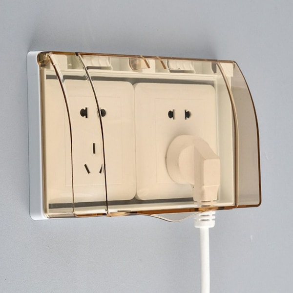 Switch Cover Socket Vattentät Box KAFFE coffee