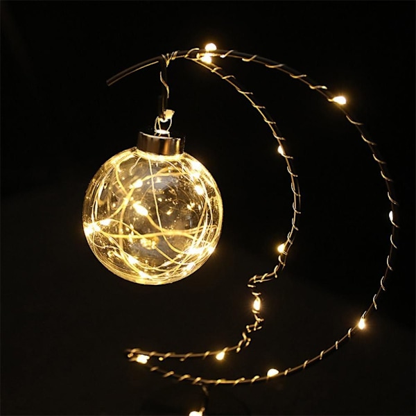 Moon Led Lampa Glas Ljus STAR STAR star