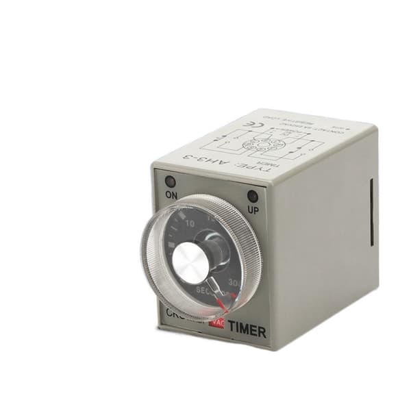 Solid State Timer 8 Pins 60S med Socket Time Relay AH3-3 Time