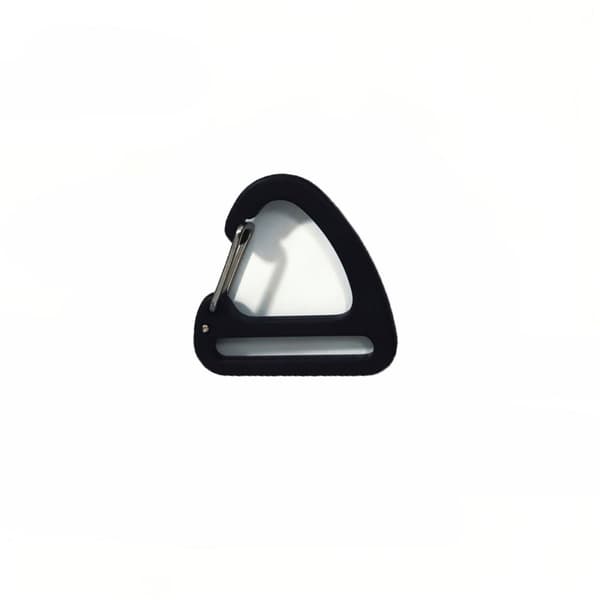 Triangle Carabiner Spring Quickdraws Clip SVART Black