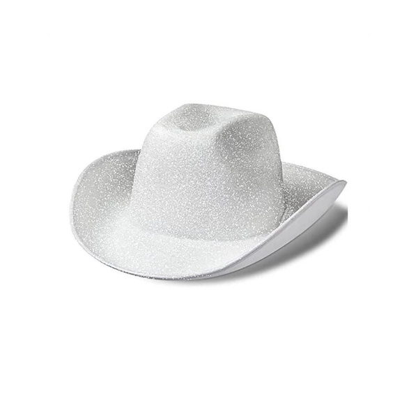 Western Cowboy Hat Hat SØLV Silver