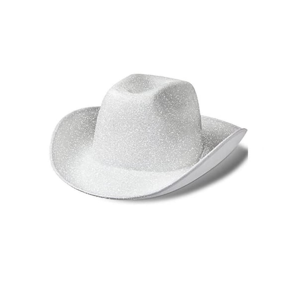 Western cowboyhatt lue SØLV Silver