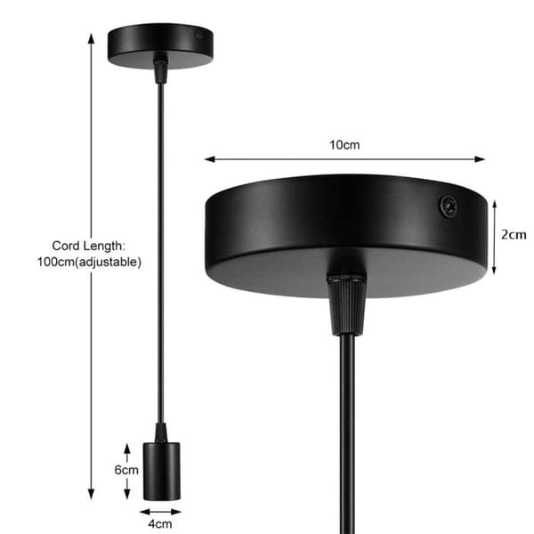 Led Lampe Sokkel Lampeholder SORT black