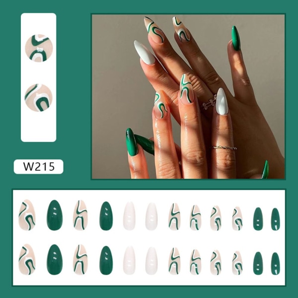 24st False Nail Full Cover W214