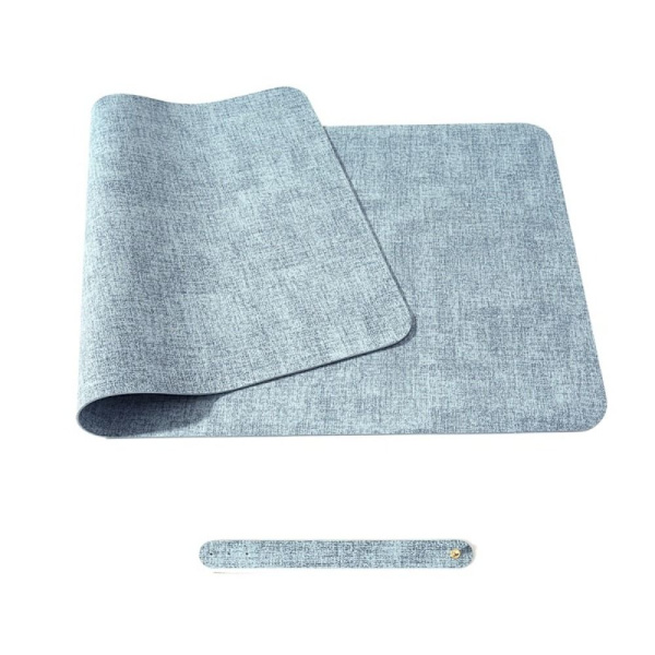 80*40cm nahkainen hiirimatto Hiirimatto VAALEENSININEN 60X30cm Light Blue 60x30cm