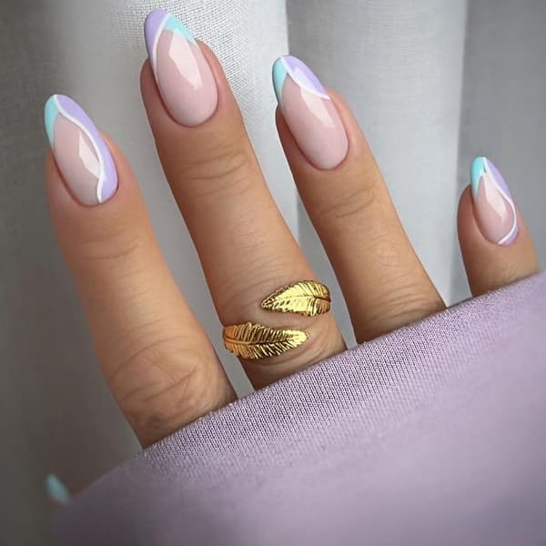 False Nails Long Almond 1 1 1