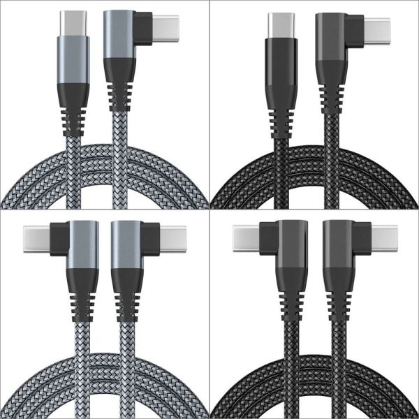 USB C Til USB C-ledning Kabel GRÅ 1MSTYLE2 STYLE2 Grey 1mStyle2-Style2