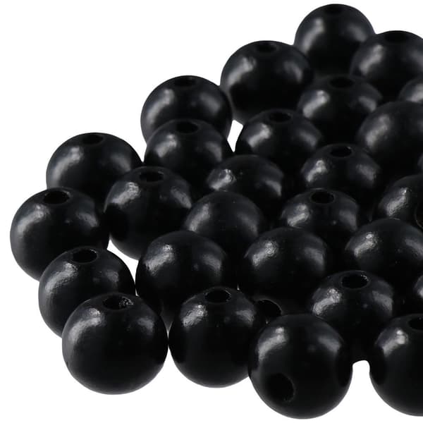 100st Träpärlor Lösa pärlor Spacer Beads