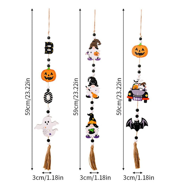 Halloween Beads Riipus seinälle ripustettavat koristeet STYLE 3 STYLE 3 Style 3