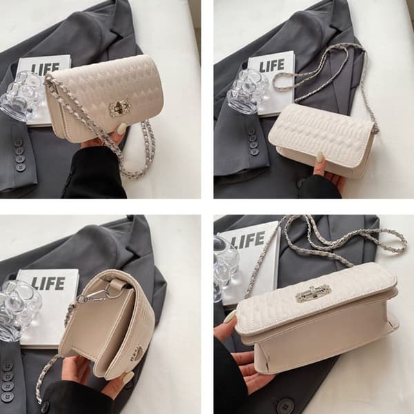 Tygpåsar Underarmshandväska BRUN brown