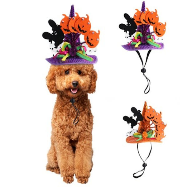 Halloween lue gresskarformet hodeplagg ORANSJE Orange