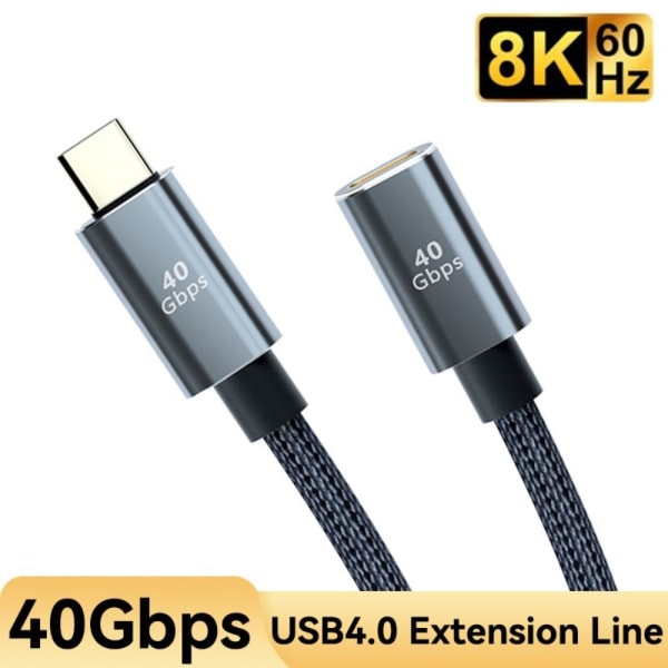 Type-C jatkokaapeli USB 4 Extend 0,3M 0.3m