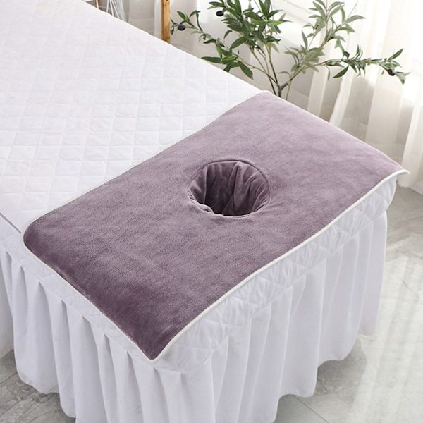 Massage nakkestøttepuder Ansigtshåndklæde MØRK LILLA Dark purple