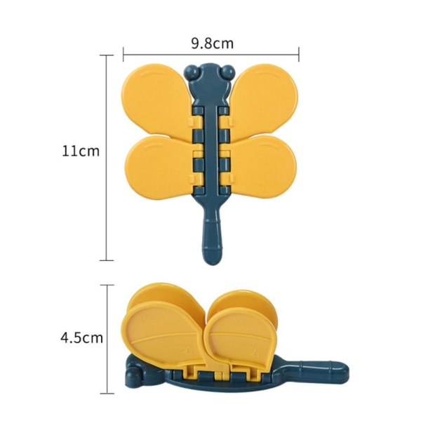 3 kpl baby turvakaapit oven ikkunanrajoitin KELTAINEN&SININEN Yellow&Blue