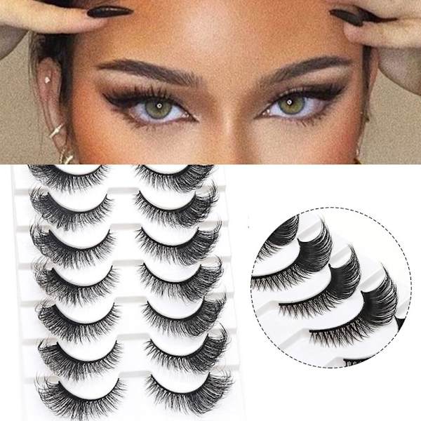 10 par Fox Eye Lashes Cat Eye Lashes MAO2 MAO2 MAO2